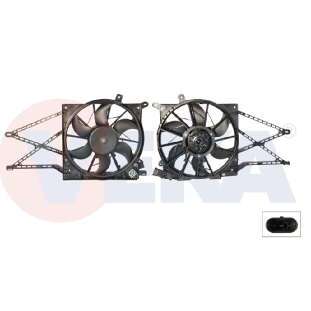 RADYATÖR FAN MOTORU DAVLUMBAZ KOMPLE ASTRA G 3 FİŞLİ