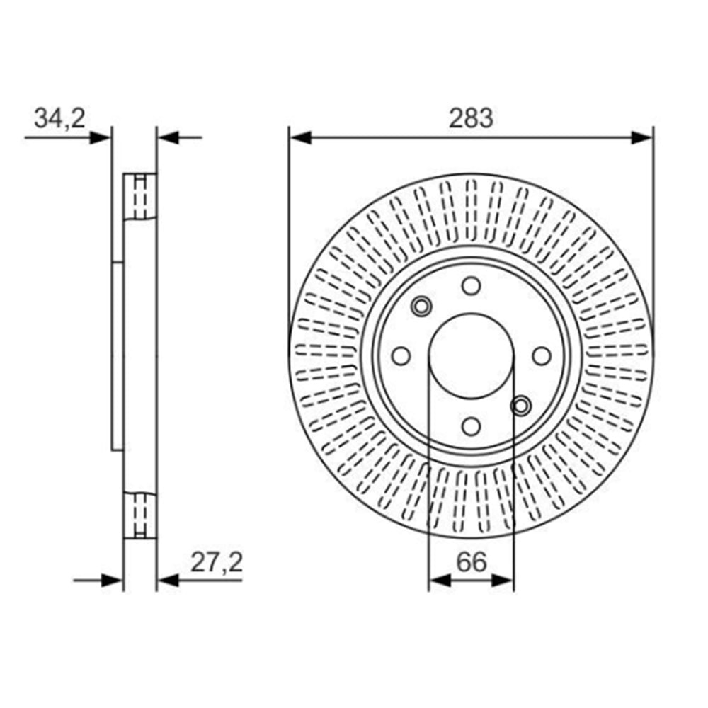 FREN DİSKİ ÖN CROSSLAND (AD)