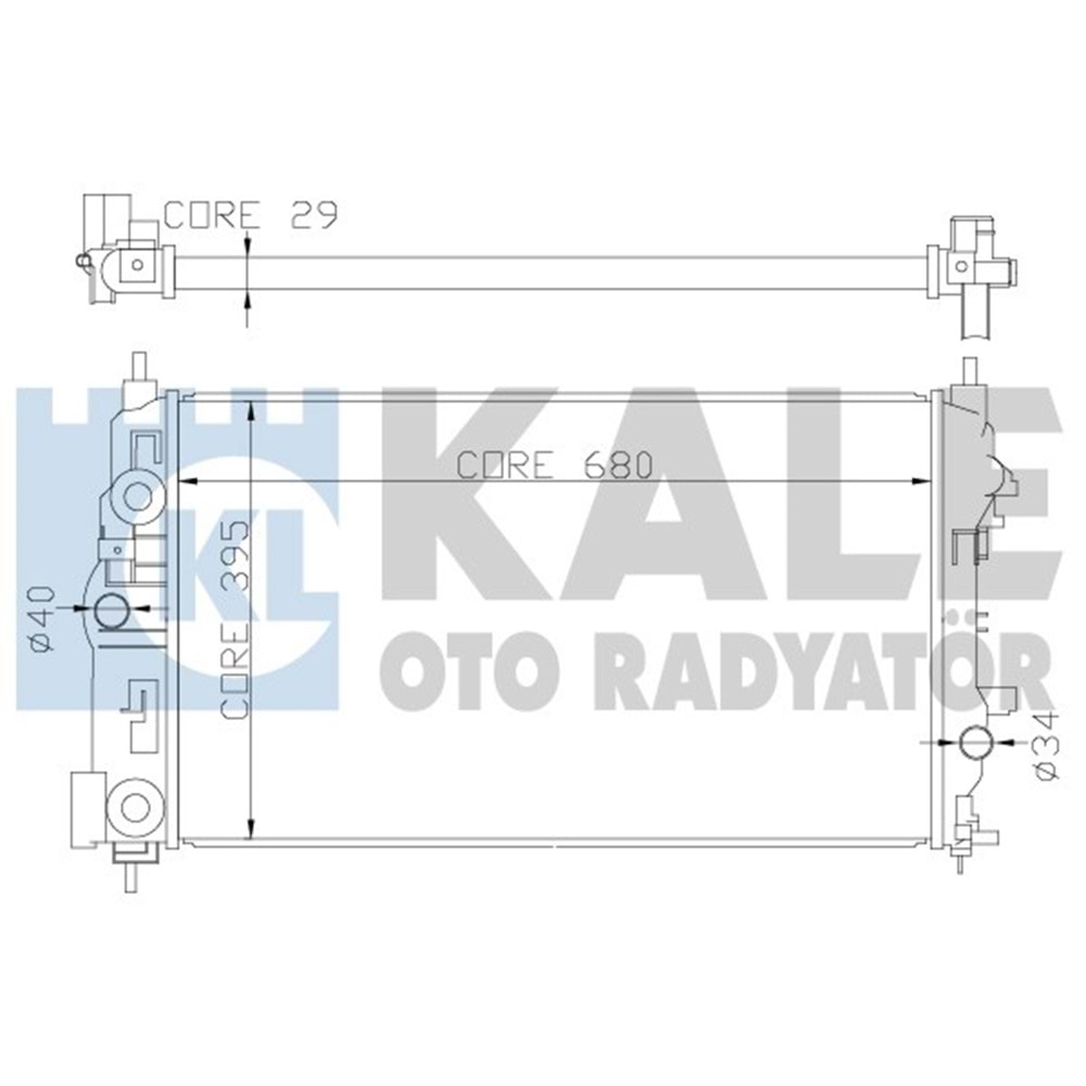 SU RADYATÖRÜ ASTRA J A14NET A16XER OTOMATİK