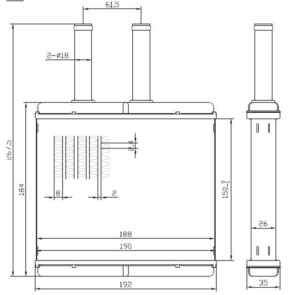 KALORİFER RADYATÖRÜ AVEO