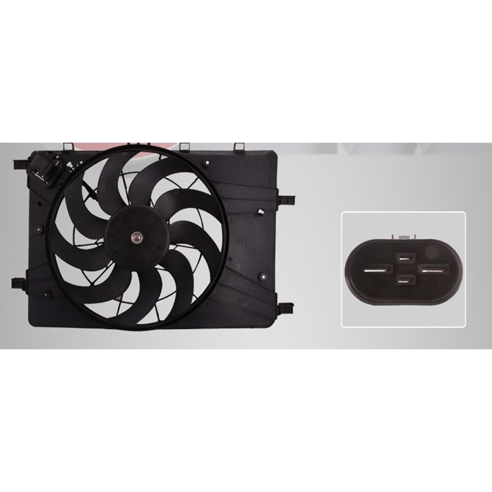 FAN MOTORU KOMPLE A16XER CRUZE ASTRA J