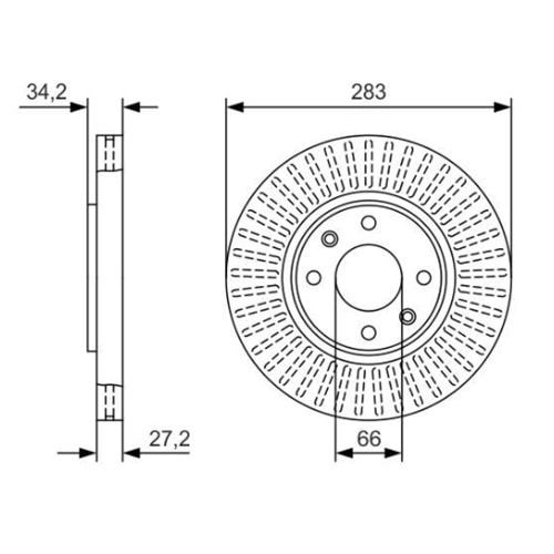 FREN DİSKİ ÖN CROSSLAND (AD)
