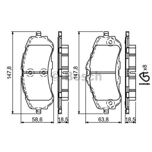 ÖN FREN BALATASI 308 GRANDLAND