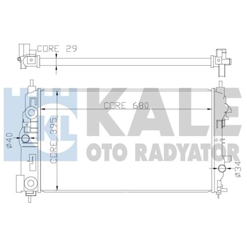 SU RADYATÖRÜ ASTRA J A14NET A16XER OTOMATİK