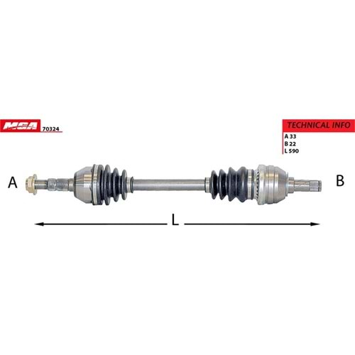AKS KOMPLE SOL ASTRA H Z14XEP Z16XEP