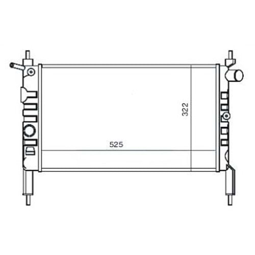 SU RADYATÖRÜ ASTRA F 1,4 8V MANUEL