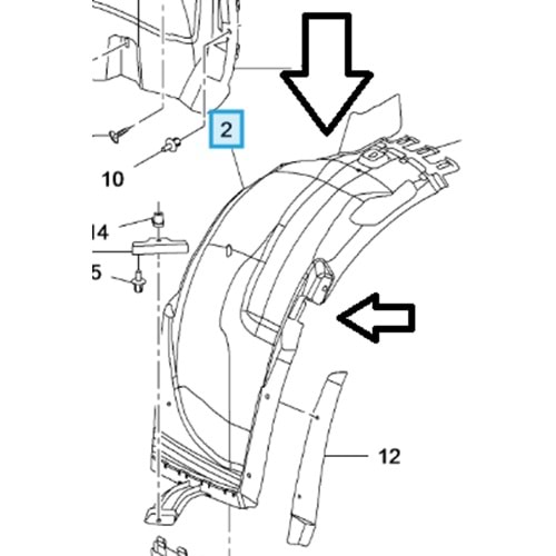 ÇAMURLUK DAVLUMBAZI SAĞ ÖN ÖN ASTRA J >