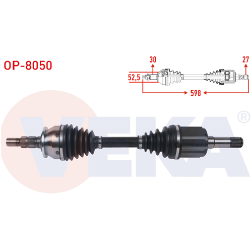 AKS KOMPLE ASTRA J ÖN SAĞ B16DTH OTOMOTİK